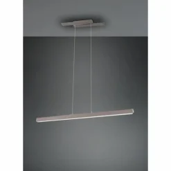 Luminaires Trio Suspensions|Suspension Trio Belfast LED Nickel mat, 1 lumière