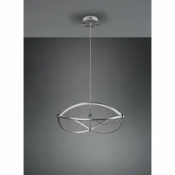 Luminaires Trio Éclairage Led|Suspension Trio Charivari LED Nickel mat, 1 lumière