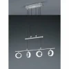 Luminaires Trio Suspensions|Suspension Trio CORLAND II LED Chrome, 4 lumières