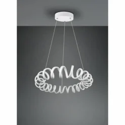 Luminaires Trio Suspensions|Suspension Trio Curl LED Blanc, 1 lumière