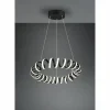 Luminaires Trio Suspensions|Suspension Trio Curl LED Noir, 1 lumière