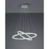Luminaires Trio Suspensions|Suspension Trio Durban LED Nickel mat, 1 lumière