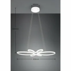Luminaires Trio Éclairage Led|Suspension Trio FLY LED Blanc, 1 lumière