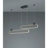 Luminaires Trio Suspensions|Suspension Trio Grant LED Laiton, Noir, 1 lumière