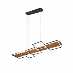 Luminaires Trio Éclairage Led|Suspension Trio Harper LED Noir, 1 lumière