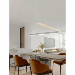 Luminaires Trio Éclairage Led|Suspension Trio Helios LED Aluminium brossé, 1 lumière