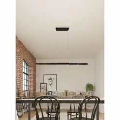 Luminaires Trio Éclairage Led|Suspension Trio Helios LED Noir, 1 lumière