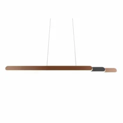 Luminaires Trio Éclairage Led|Suspension Trio Helios LED Brun, 1 lumière