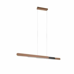 Luminaires Trio Éclairage Led|Suspension Trio Helios LED Brun, 1 lumière