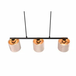 Luminaires Trio Suspensions|Suspension Trio JULIETA Noir, 3 lumières