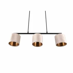 Luminaires Trio Suspensions|Suspension Trio JULIETA Noir, 3 lumières