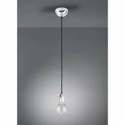 Luminaires Trio Suspensions|Suspension Trio Leuchten CORD Chrome, 1 lumière