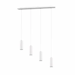 Luminaires Trio Suspensions|Suspension Trio Leuchten MARLEY Blanc, 4 lumières