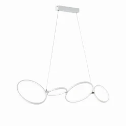 Luminaires Trio Éclairage Led|Suspension Trio Leuchten RONDO LED Blanc, 1 lumière