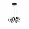 Luminaires Trio Éclairage Led|Suspension Trio Leuchten CARRERA LED Noir, 1 lumière