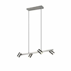 Luminaires Trio Suspensions|Suspension Trio MARLEY Nickel mat, 4 lumières