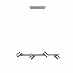 Luminaires Trio Suspensions|Suspension Trio MARLEY Nickel mat, 4 lumières