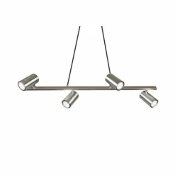 Luminaires Trio Suspensions|Suspension Trio MARLEY Nickel mat, 4 lumières