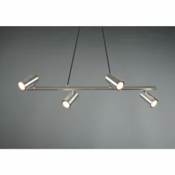 Luminaires Trio Suspensions|Suspension Trio MARLEY Nickel mat, 4 lumières