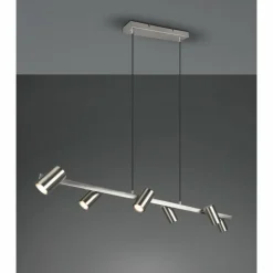 Luminaires Trio Suspensions|Suspension Trio MARLEY Nickel mat, 6 lumières