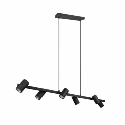 Luminaires Trio Suspensions|Suspension Trio MARLEY Noir, 6 lumières