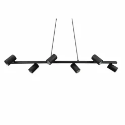 Luminaires Trio Suspensions|Suspension Trio MARLEY Noir, 6 lumières