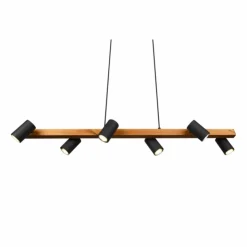 Luminaires Trio Suspensions|Suspension Trio MARLEY Noir, 6 lumières