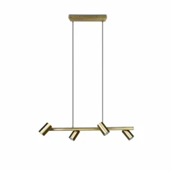Luminaires Trio Suspensions|Suspension Trio Marley Vieux laiton, 4 lumières