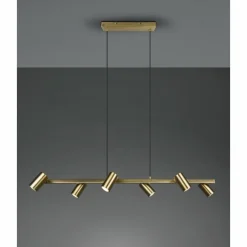 Luminaires Trio Suspensions|Suspension Trio Marley Vieux laiton, 6 lumières