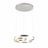 Luminaires Trio Éclairage Led|Suspension Trio Marnie LED Aluminium brossé, 1 lumière