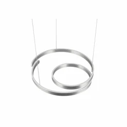 Luminaires Trio Éclairage Led|Suspension Trio Marnie LED Aluminium brossé, 1 lumière