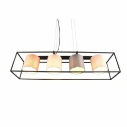Luminaires Trio Suspensions|Suspension Trio Ross Noir, 4 lumières