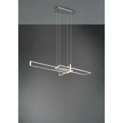 Luminaires Trio Éclairage Led|Suspension Trio Salinas LED Nickel mat, 1 lumière