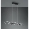 Luminaires Trio Éclairage Led|Suspension Trio Sequence LED Aluminium, Noir, 1 lumière