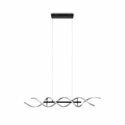 Luminaires Trio Éclairage Led|Suspension Trio Sequence LED Aluminium, Noir, 1 lumière