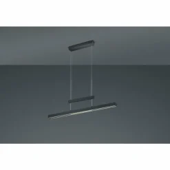 Luminaires Trio Éclairage Led|Suspension Trio Trajan LED Noir, 3 lumières