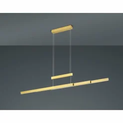 Luminaires Trio Éclairage Led|Suspension Trio Trajan LED Laiton, 3 lumières