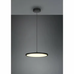 Luminaires Trio Éclairage Led|Suspension Trio Tray LED Noir, 1 lumière