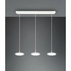 Luminaires Trio Suspensions|Suspension Trio Tray LED Blanc, 3 lumières