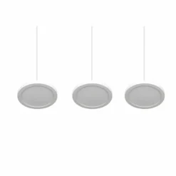 Luminaires Trio Suspensions|Suspension Trio Tray LED Blanc, 3 lumières