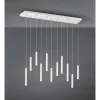 Luminaires Trio Suspensions|Suspension Trio Tubular LED Blanc, 11 lumières