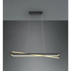 Luminaires Trio Éclairage Led|Suspension Trio-Leuchten Edge LED Noir, 1 lumière