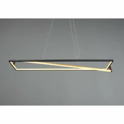 Luminaires Trio Éclairage Led|Suspension Trio-Leuchten Edge LED Noir, 1 lumière