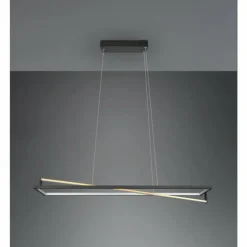 Luminaires Trio Éclairage Led|Suspension Trio-Leuchten Edge LED Noir, 1 lumière