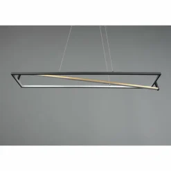 Luminaires Trio Éclairage Led|Suspension Trio-Leuchten Edge LED Noir, 1 lumière
