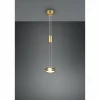 Luminaires Trio Éclairage Led|Suspension Trio-Leuchten Franklin LED Laiton, 1 lumière