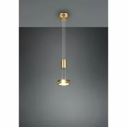 Luminaires Trio Éclairage Led|Suspension Trio-Leuchten Franklin LED Laiton, 1 lumière