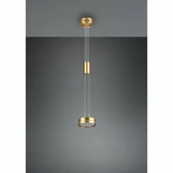 Luminaires Trio Éclairage Led|Suspension Trio-Leuchten Franklin LED Laiton, 1 lumière