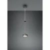 Luminaires Trio Éclairage Led|Suspension Trio-Leuchten Franklin LED Anthracite, 1 lumière