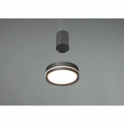 Luminaires Trio Éclairage Led|Suspension Trio-Leuchten Franklin LED Anthracite, 1 lumière